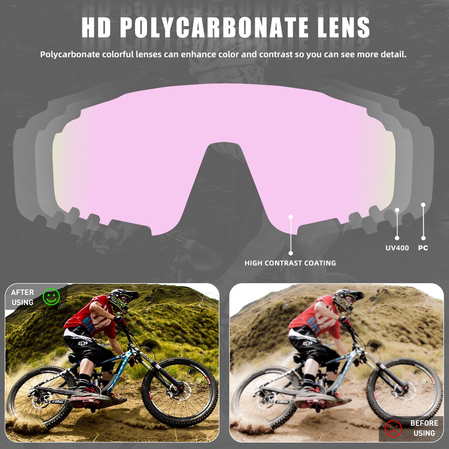 Lunettes de soleil de cyclisme polarisées pour hommes et femmes, lunettes de vélo VTT, lunettes de pêche en plein air, lunettes de vélo de route, UV400