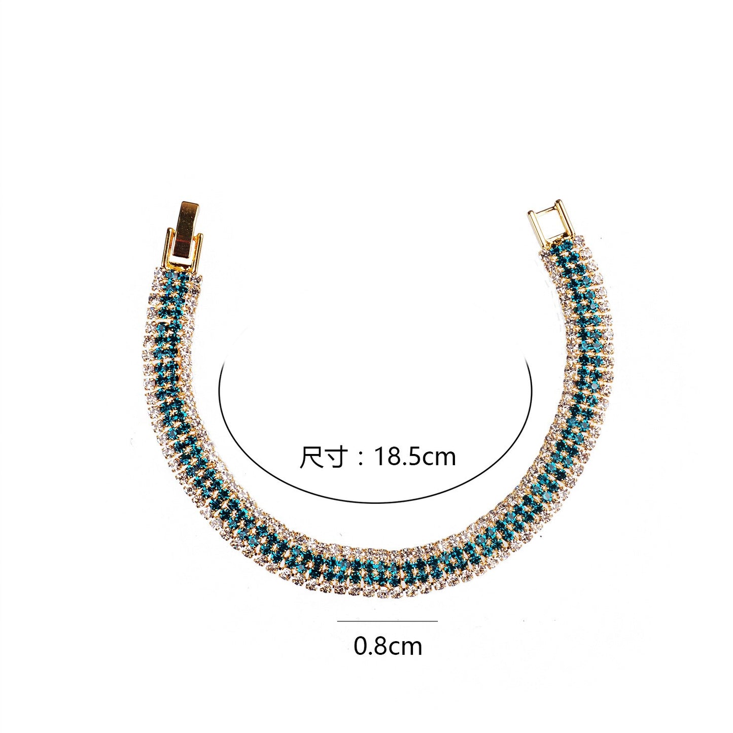 DIWENFU-Bracelets émeraude en or 18 carats pour femme, véritable argent regardé 925, topaze rouge, pierre précieuse, bijoux pour fille
