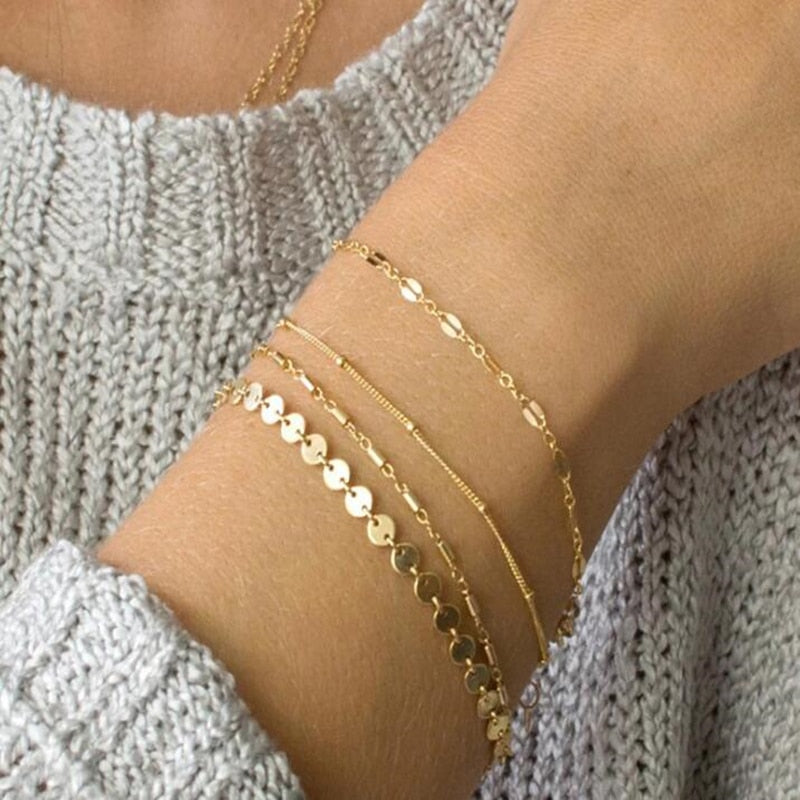 ZOSHI-Bracelets à breloques coeur d'amour en cristal pour femme, plaqué or, théâtre l, bracelets pendentif éléphant, ensemble de bijoux de fête, ensemble de 3 pièces