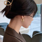 Boucles d'oreilles en or véritable plaqué or 14K, accessoires pour le travail quotidien des femmes