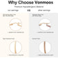 Vonmoos - Ensemble de boucles d'oreilles créole, plaqué or véritable 14k