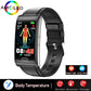 Bracelet connecté ECG + PPG pour hommes, montre intelligente de sport, capteur d'activité physique avec mesure du taux de sucre dans le sang, sans douleur et Non invasif, étanche IP68