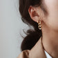 eManco – boucles d'oreilles Punk à maillons cubains pour femmes, bijoux en or véritable, boucle d'oreille, pendentif, cadeau