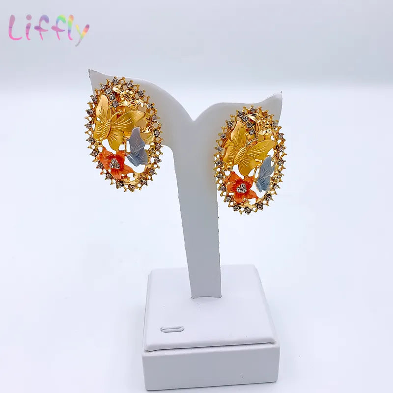 Collier africain Dubai, plaqué or