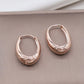 Boucles d'oreilles en or véritable plaqué or 14K, accessoires pour le travail quotidien des femmes