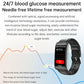 Bracelet connecté ECG + PPG pour hommes, montre intelligente de sport, capteur d'activité physique avec mesure du taux de sucre dans le sang, sans douleur et Non invasif, étanche IP68