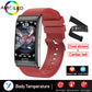 Bracelet connecté ECG + PPG pour hommes, montre intelligente de sport, capteur d'activité physique avec mesure du taux de sucre dans le sang, sans douleur et Non invasif, étanche IP68