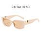 Lunettes de soleil œil de chat pour femmes, verres solaires de luxe V, classiques rectangulaires, à la mode, pour la conduite, UV400