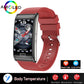 Bracelet connecté ECG + PPG pour hommes, montre intelligente de sport, capteur d'activité physique avec mesure du taux de sucre dans le sang, sans douleur et Non invasif, étanche IP68