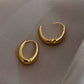 Boucles d'oreilles en or véritable plaqué or 14K, accessoires pour le travail quotidien des femmes