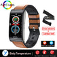 Bracelet connecté ECG + PPG pour hommes, montre intelligente de sport, capteur d'activité physique avec mesure du taux de sucre dans le sang, sans douleur et Non invasif, étanche IP68
