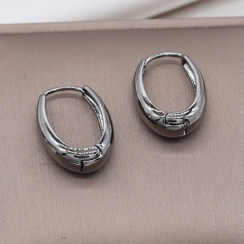 Boucles d'oreilles en or véritable plaqué or 14K, accessoires pour le travail quotidien des femmes