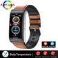 Bracelet connecté ECG + PPG pour hommes, montre intelligente de sport, capteur d'activité physique avec mesure du taux de sucre dans le sang, sans douleur et Non invasif, étanche IP68