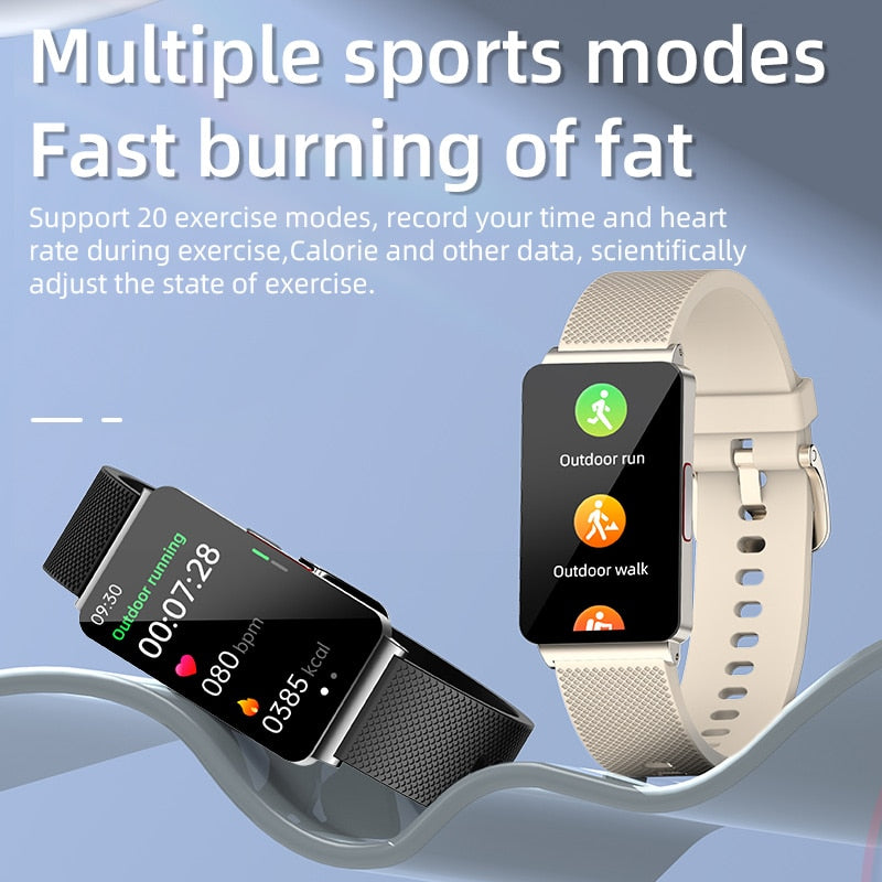 Bracelet connecté ECG PPG HRV, 2023 °, capteur d'activité physique avec suivi de la fréquence cardiaque, système de surveillance de la glycémie sans sang, Non invasif