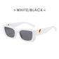 Lunettes de soleil œil de chat pour femmes, verres solaires de luxe V, classiques rectangulaires, à la mode, pour la conduite, UV400