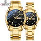 CHENXI -Montres à Quartz d'or pour hommes et femmes