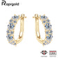Boucles d'oreilles créoles en forme de U certifiées RAPRGOLD GRA pour femmes