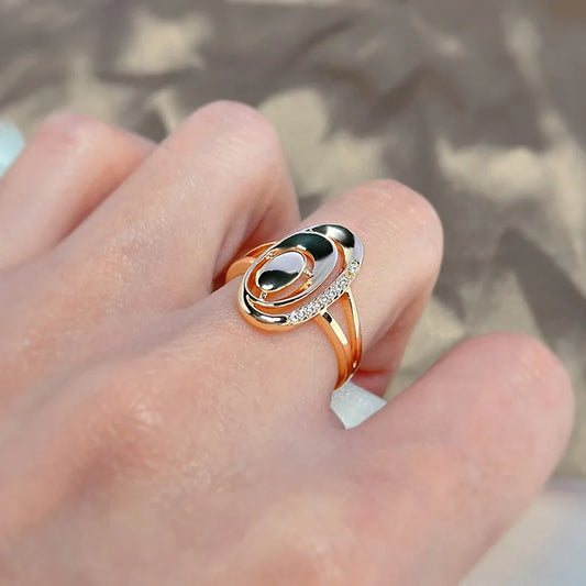 Bague en or véritable 18 carats avec diamants pour femmes, pour participer à une fête, péridot