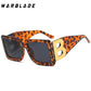 WarBLade-Lunettes de soleil rectangulaires rétro pour hommes et femmes, lunettes de soleil carrées, la lettre B, la mode, la tendance de luxe, 2022