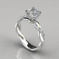 Bagues en diamant pour femmes, or jaune 14K