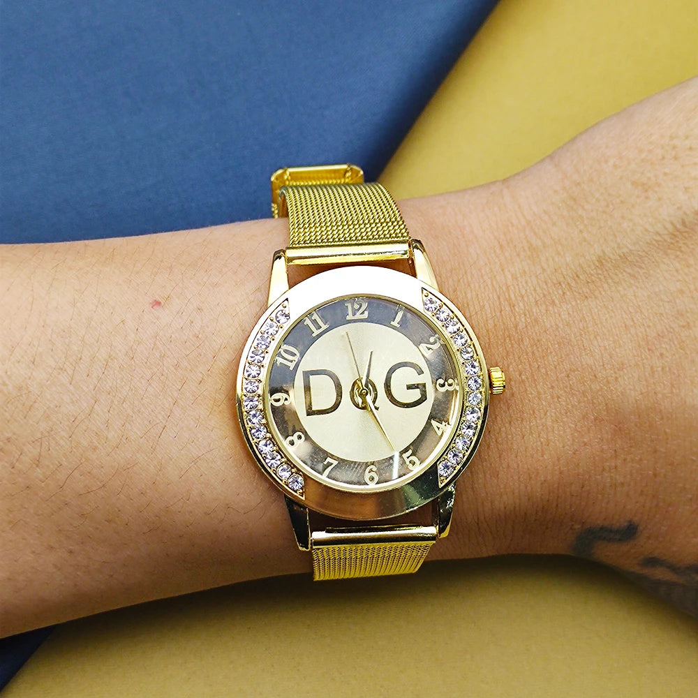 DQG-Montre à Quartz pour hommes et femmes