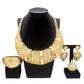 Ensemble de bijoux italien plaqué or grand collier