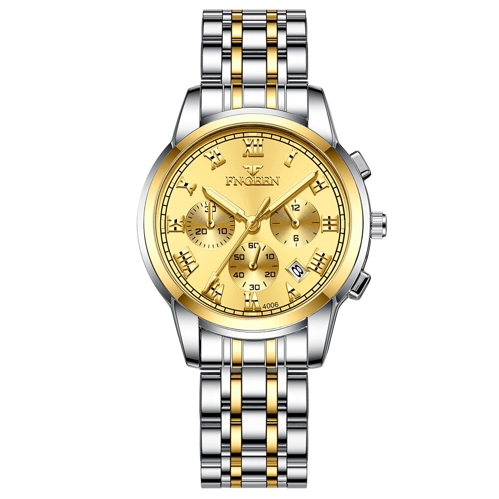 Montre de Luxe en Acier Inoxydable pour Homme et Femme, à Quartz