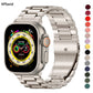 Montre Bracelet en acier inoxydable pour Apple Watch Ultra, Bracelet en métal de 49mm, iwatch 7 6 5 4 3 SE 8 45mm 41mm 38mm 40mm 44mm
