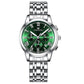 Montre de Luxe en Acier Inoxydable pour Homme et Femme, à Quartz