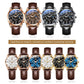 OLEVS – Montre de Couple pour hommes et femmes, cadran lumineux, calendrier, Date, luxe, Quartz, étanche, mode diamant