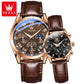 OLEVS – Montre de Couple pour hommes et femmes, cadran lumineux, calendrier, Date, luxe, Quartz, étanche, mode diamant