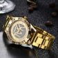 TVK – Montre-Bracelet de luxe pour femmes, en acier inoxydable doré et diamant, à Quartz