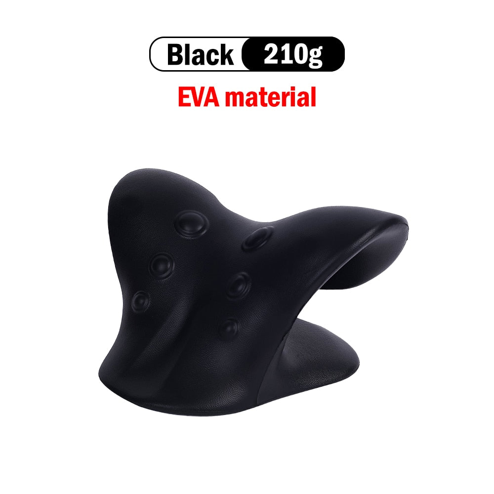 Oreiller de relaxation chiropratique pour le cou, dispositif de Traction, soulagement de la douleur, alignement de la colonne cervicale