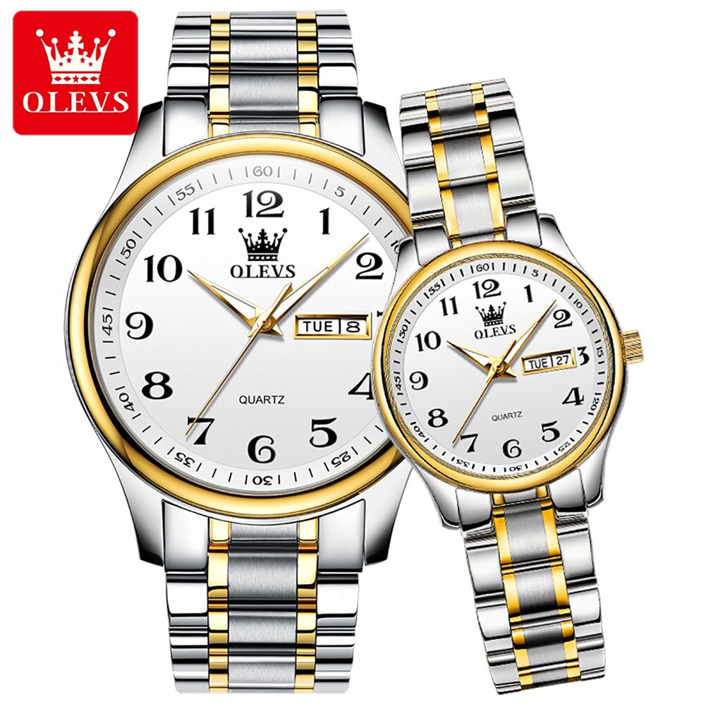 OLEVS-Montre de luxe  pour amoureux collection 2023