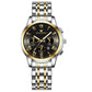 Montre de Luxe en Acier Inoxydable pour Homme et Femme, à Quartz