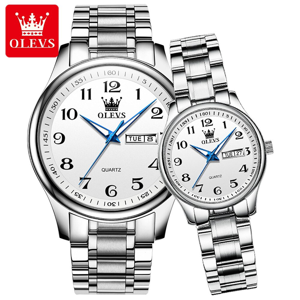 OLEVS-Montre de luxe  pour amoureux collection 2023