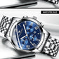 Montre de Luxe en Acier Inoxydable pour Homme et Femme, à Quartz