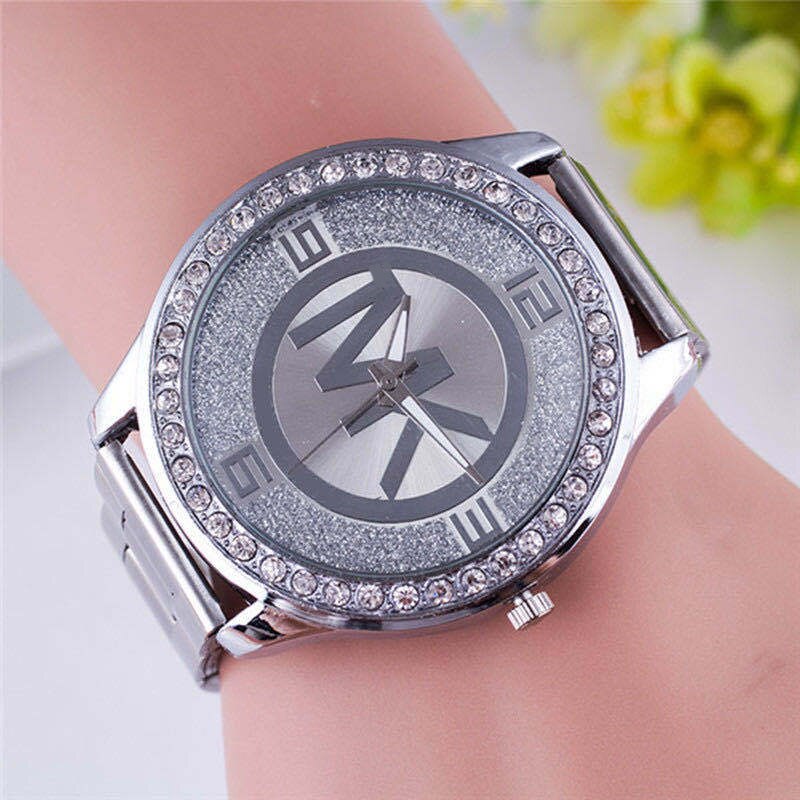 TVK – Montre-Bracelet de luxe pour femmes, en acier inoxydable doré et diamant, à Quartz