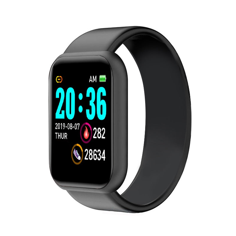 Montre fréquence cardiaque pression artérielle Sports Bluetooth homme, femme