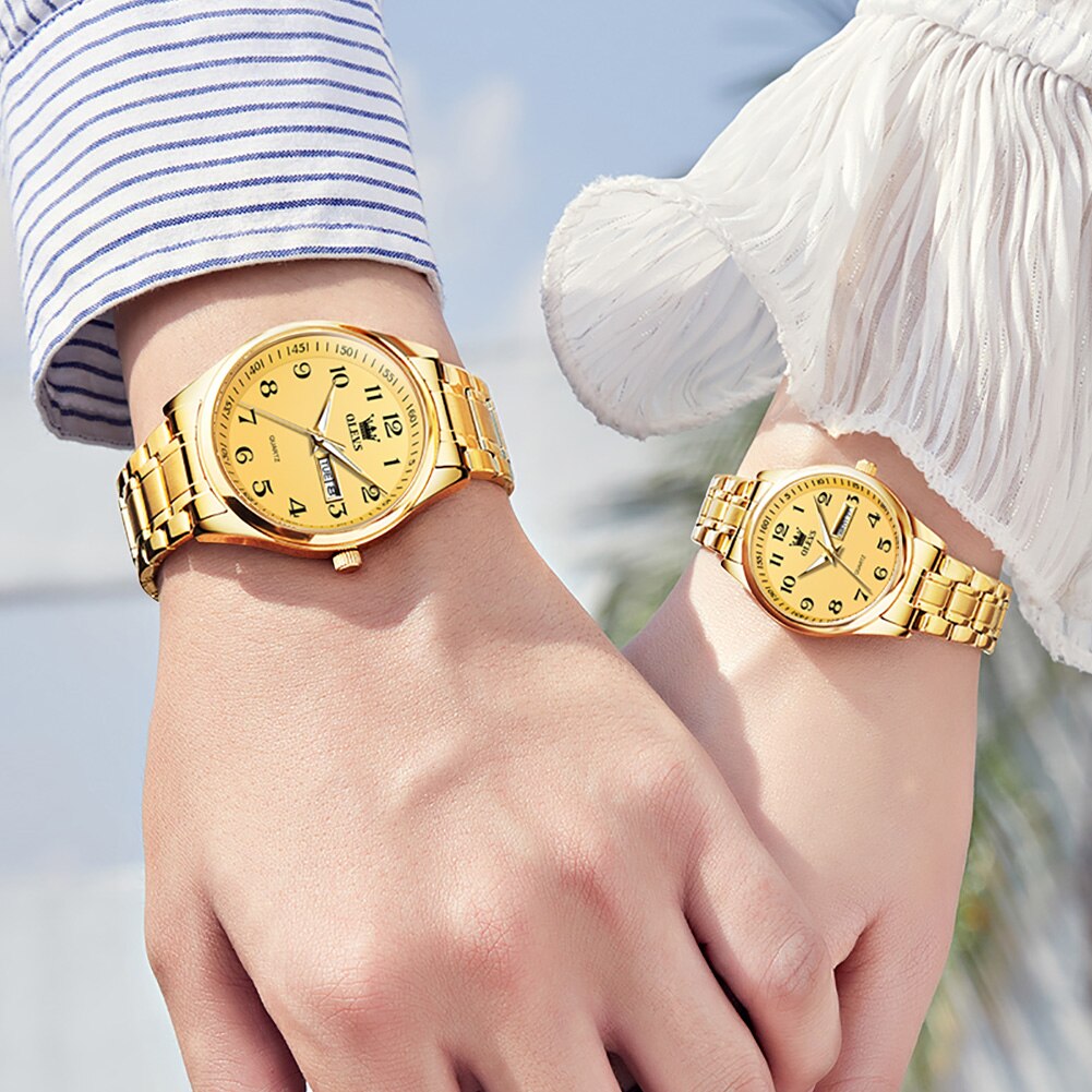 OLEVS-Montre de luxe  pour amoureux collection 2023