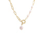 Collier ras du cou en perle pour femme, pendentif forme de monnaie