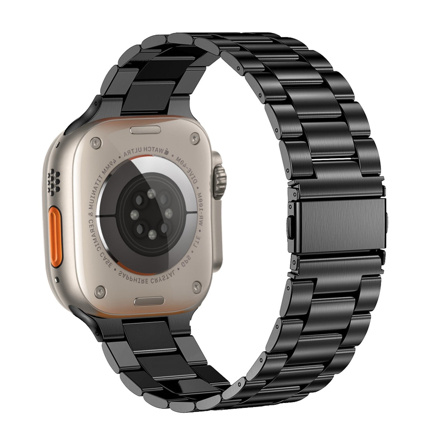 Montre Bracelet en acier inoxydable pour Apple Watch Ultra, Bracelet en métal de 49mm, iwatch 7 6 5 4 3 SE 8 45mm 41mm 38mm 40mm 44mm