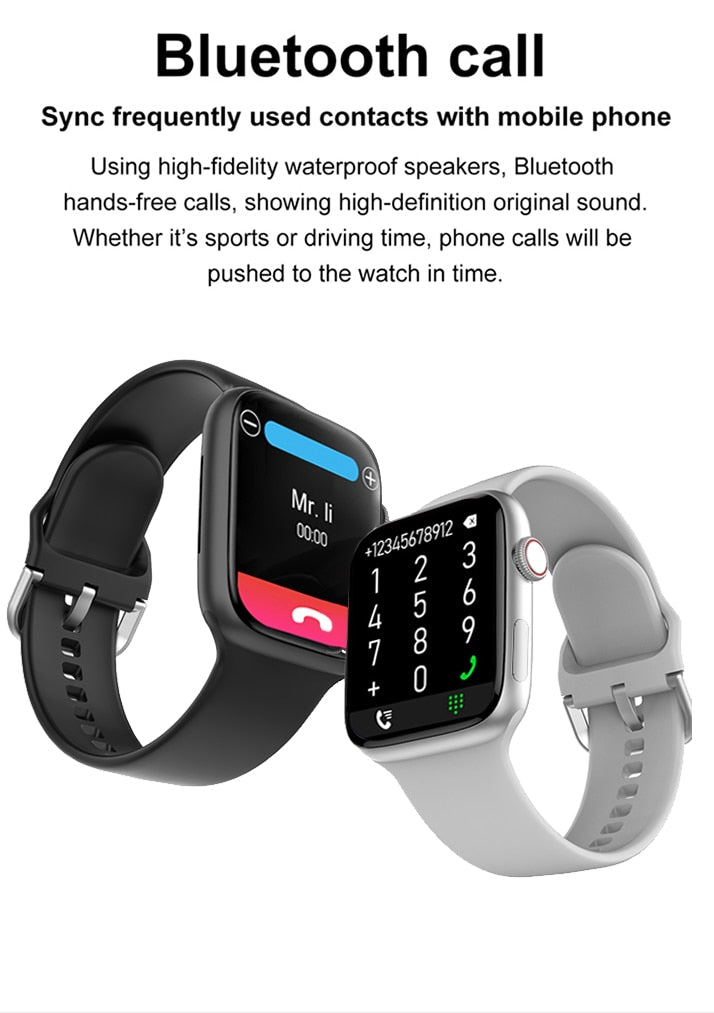 Montre intelligente Sport Fréquence cardiaque (bluetooth) pour femme, pour homme