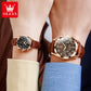 OLEVS – Montre de Couple pour hommes et femmes, cadran lumineux, calendrier, Date, luxe, Quartz, étanche, mode diamant