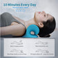 Oreiller de massage cervical, relaxant, soulagement de douleur