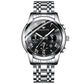 Montre de Luxe en Acier Inoxydable pour Homme et Femme, à Quartz