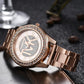 TVK – Montre-Bracelet de luxe pour femmes, en acier inoxydable doré et diamant, à Quartz