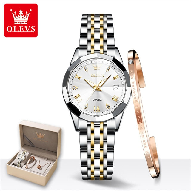 OLEVS - Montre pour homme et femme - cadeau des amoureux