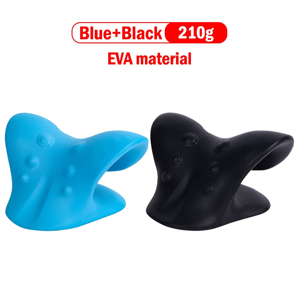 Oreiller de relaxation chiropratique pour le cou, dispositif de Traction, soulagement de la douleur, alignement de la colonne cervicale