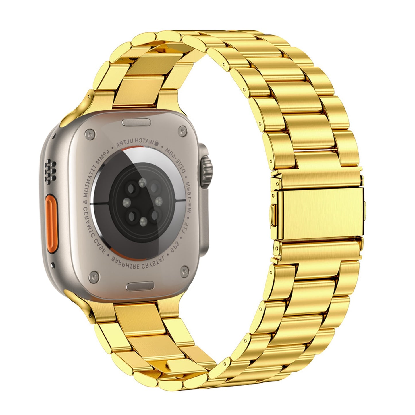 Montre Bracelet en acier inoxydable pour Apple Watch Ultra, Bracelet en métal de 49mm, iwatch 7 6 5 4 3 SE 8 45mm 41mm 38mm 40mm 44mm